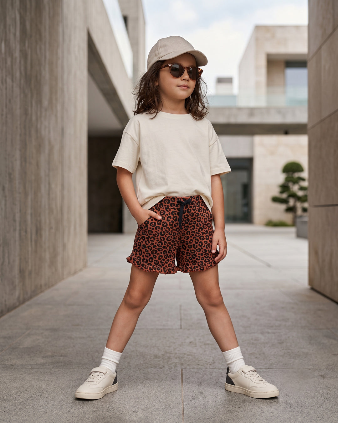 Roary | Girls Loopknit Shorts