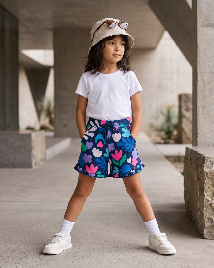 Bloomie | Girls Loopknit Shorts