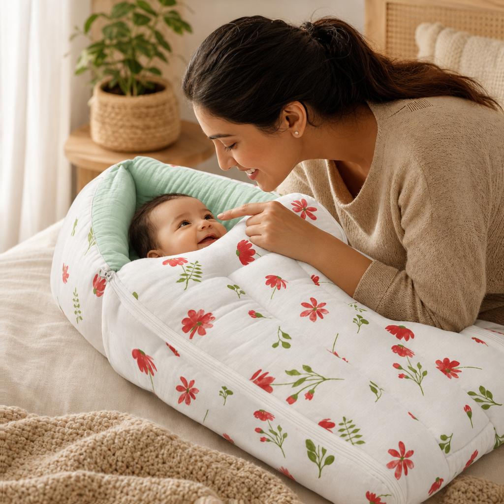 Snuglet | Muslin Baby Carry Nest