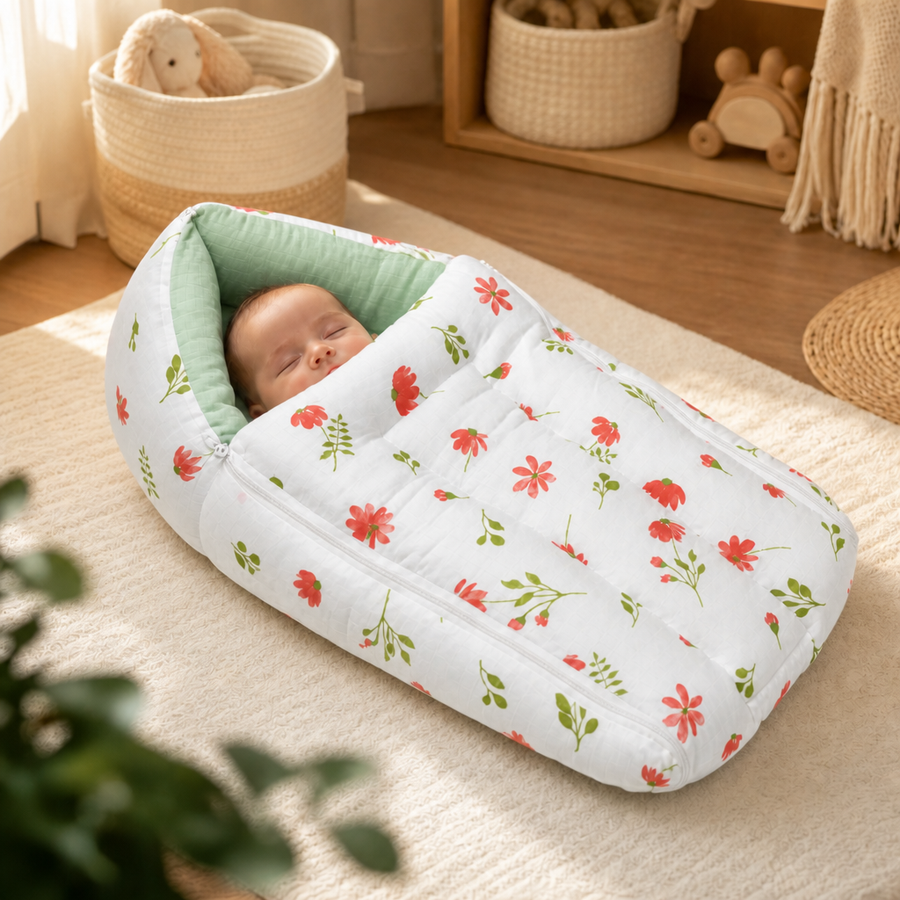 Snuglet | Muslin Baby Carry Nest