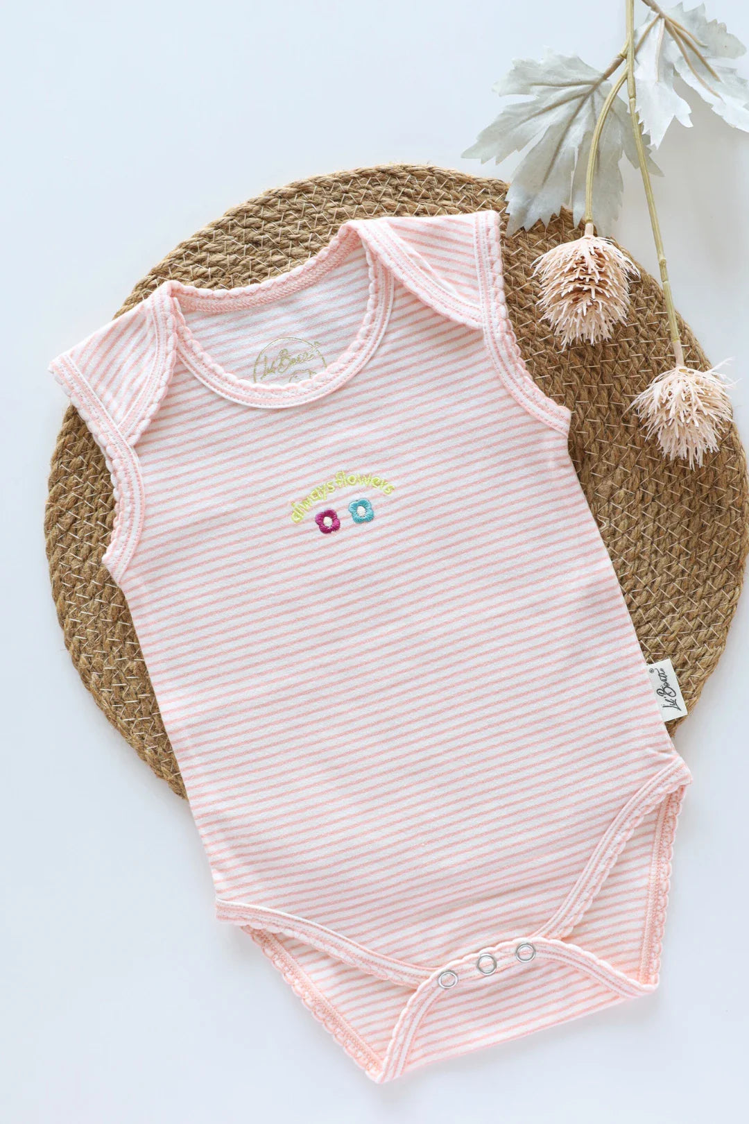 Almond Blossom-Digital Baby Romper