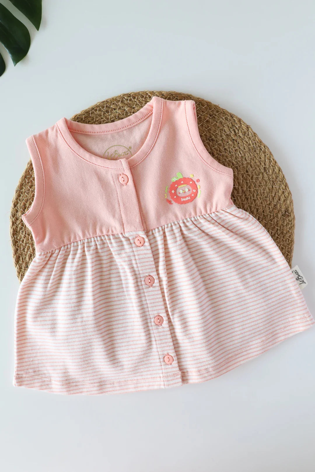 Blush Lychee-Baby Frock