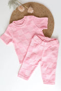 Blush Sprinkle-Terry Kids T-Shirt and Pant
