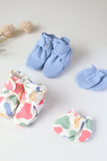Camo Fluff-Baby Mittens and Booties