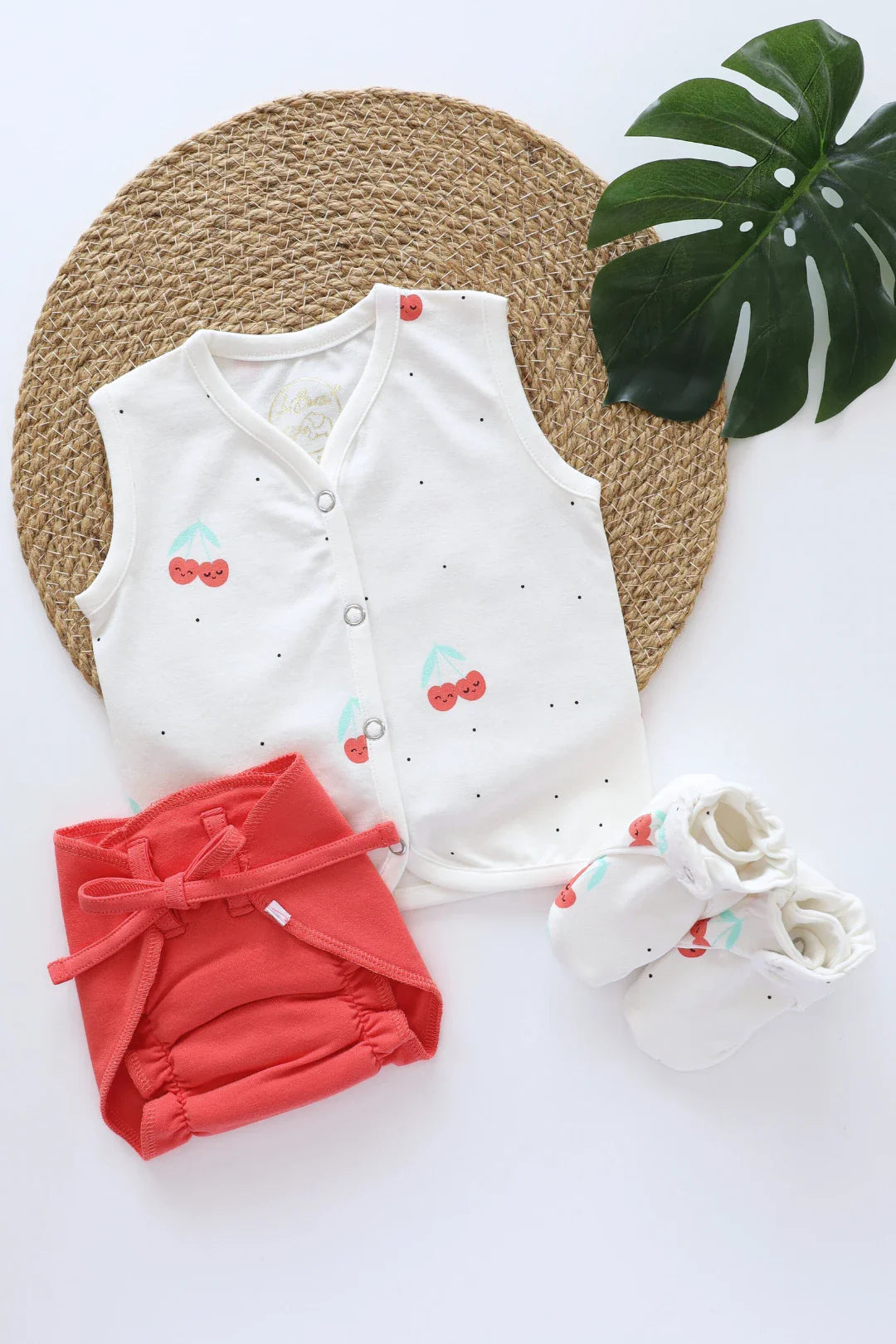 Cerise Pop-Newborn Clothes Set