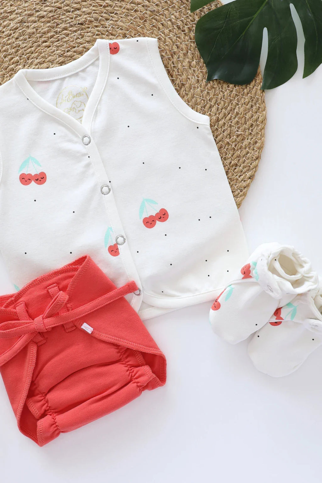 Cerise Pop-Newborn Clothes Set