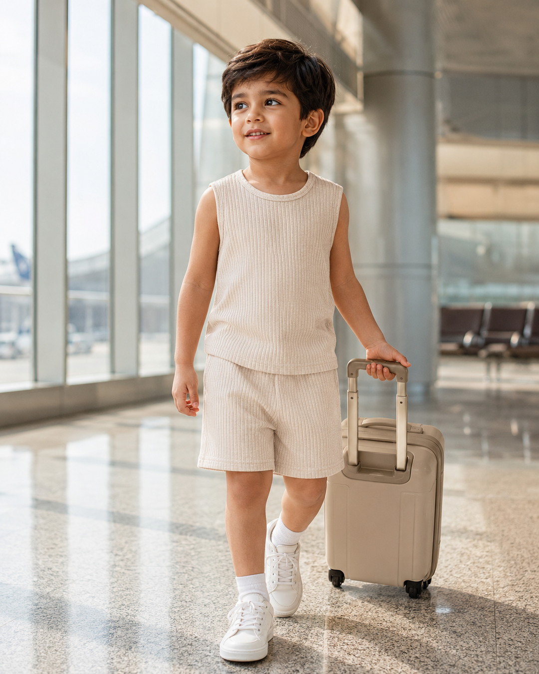 Mellow | Ribbed Sleeveless Kids Co-ord