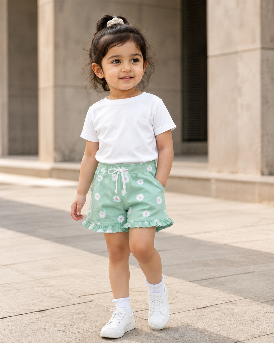 Meadow | Girls Loopknit Shorts