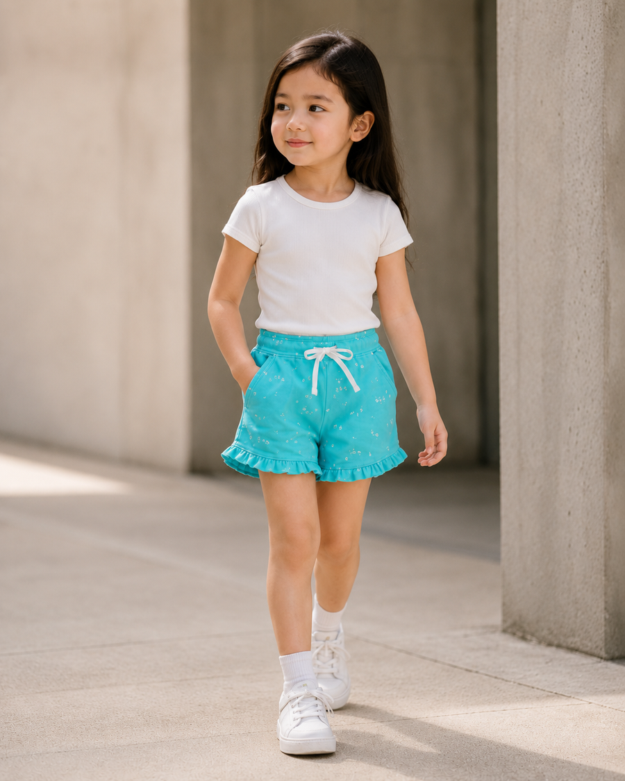 Twinkle | Girls Loopknit Shorts