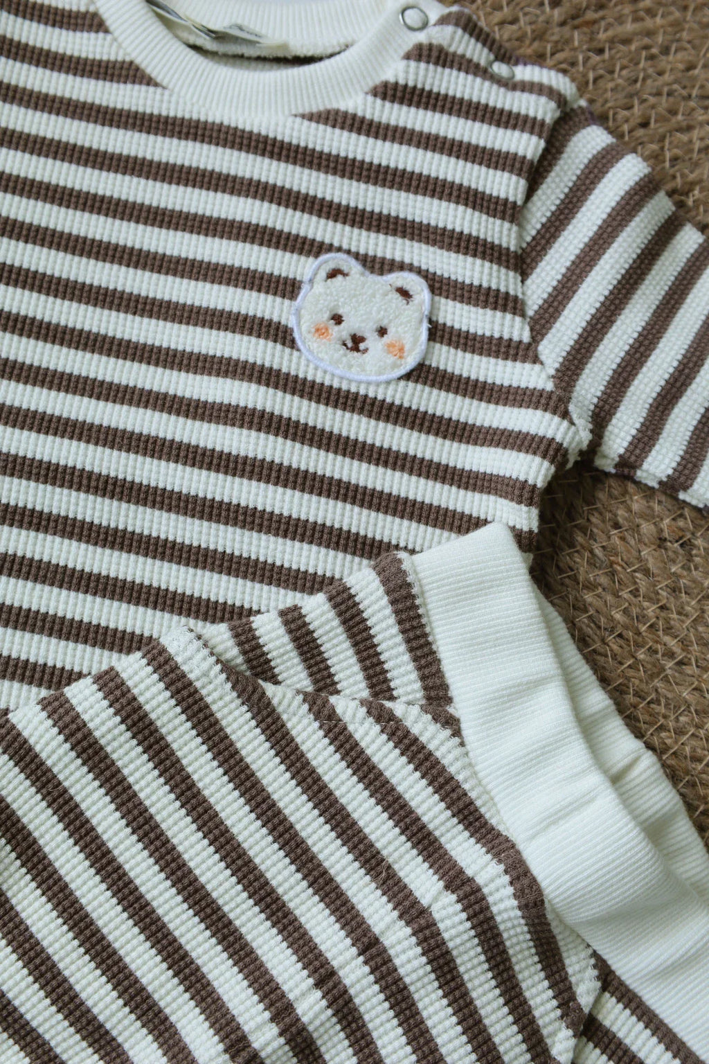 Chestnut-Waffle-Kids-and-Baby-Co-Ord Set