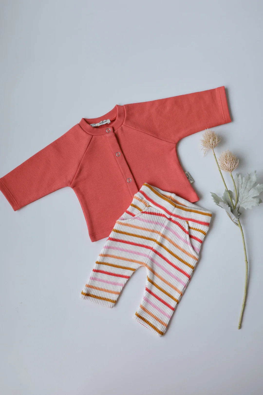 Chromatic-Kids and Baby Co-Ord Set-Front Button-0-3 Months