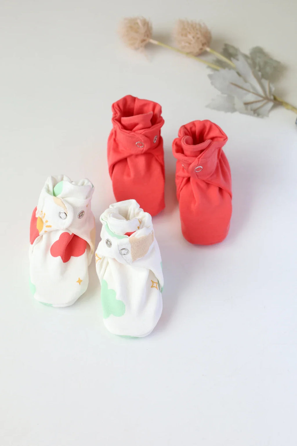 Cloud Cuddles-Baby Booties Pack of 2