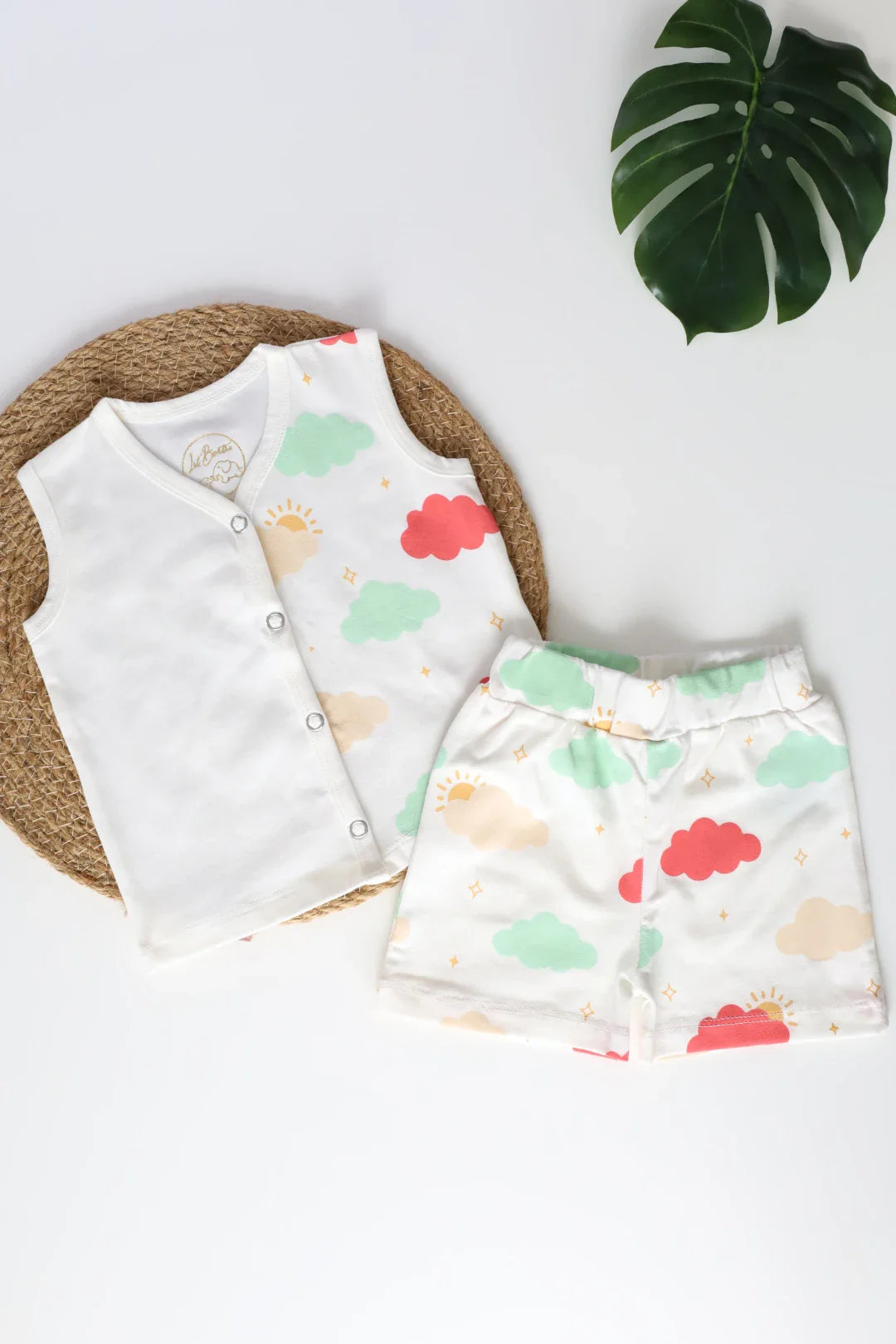 Cloudy Dreams - Newborn Jabla and Shorts