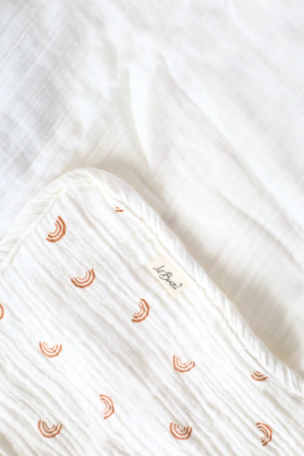 Cocoa Arcs-Muslin Hooded Baby Towel