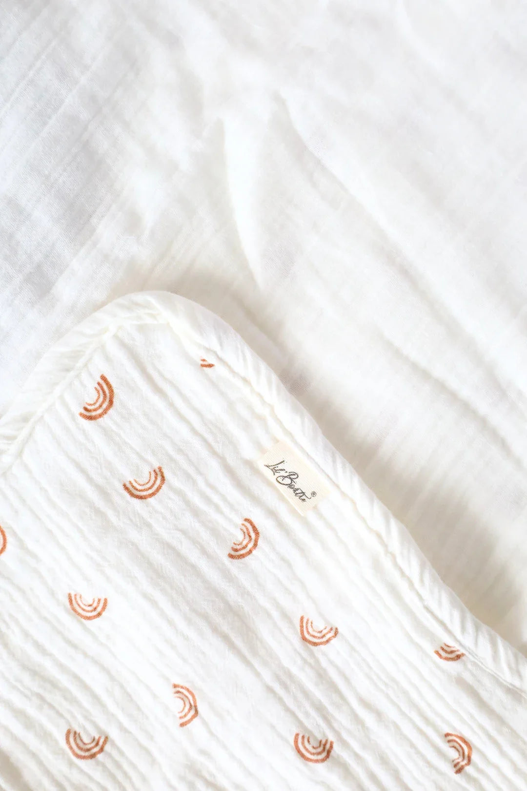 Cocoa Arcs-Muslin Hooded Baby Towel