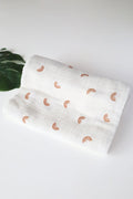 Cocoa Arcs-Muslin Baby Swaddle