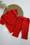 Crimson Heart-Kids T Shirt and Pant Set