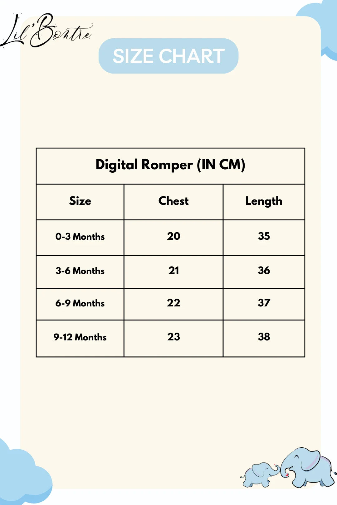 Minty Hearts-Digital Baby Romper