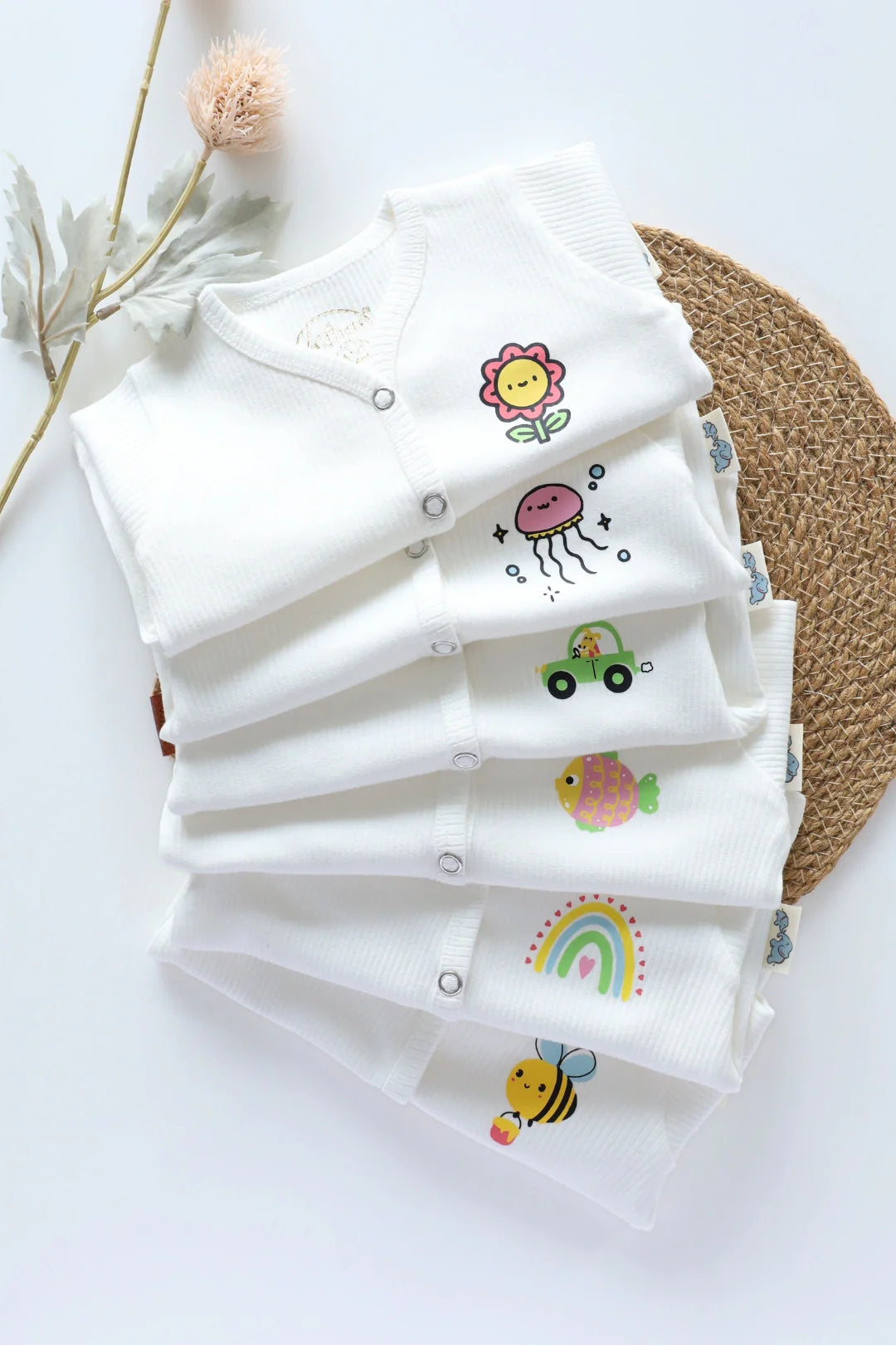 Doodle Dreams Full Sleeve Ribknit Jabla Pack of 6