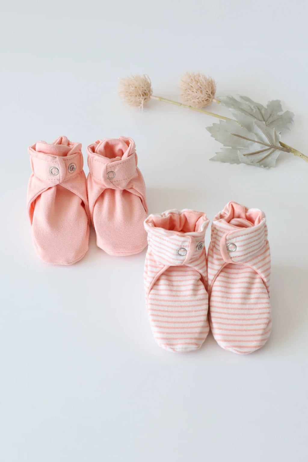 Duo Petaline-Baby Booties Combo