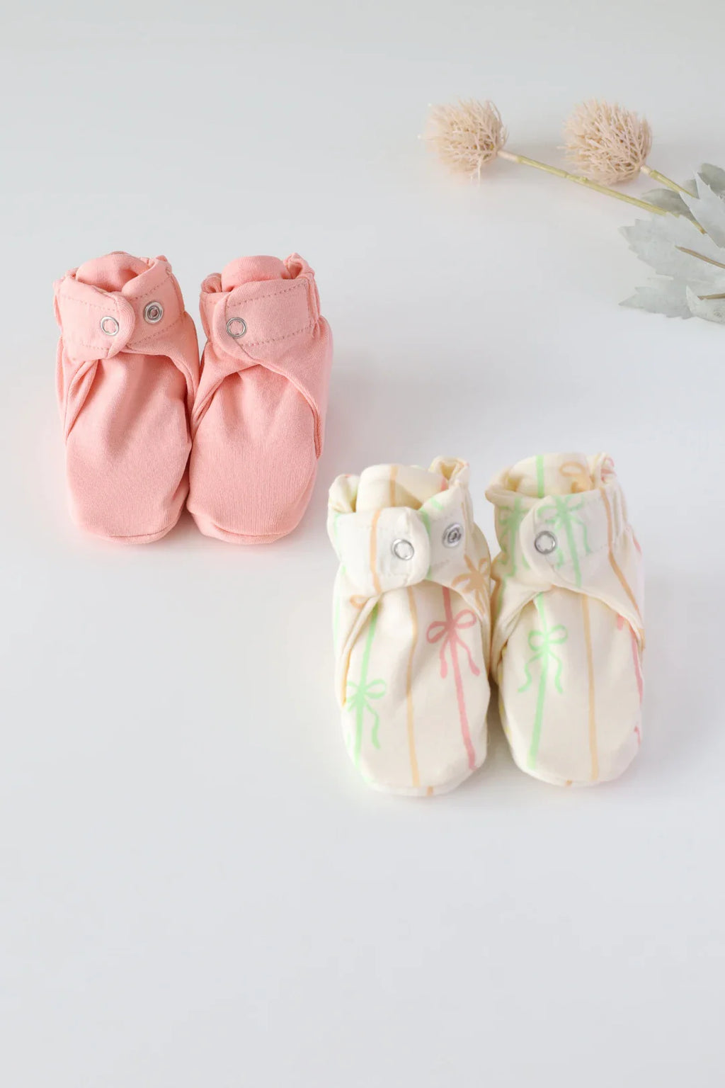 Duo Pristine-Baby Booties Combo