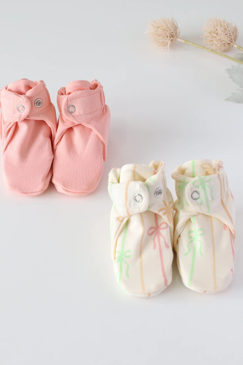 Duo Pristine-Baby Booties Combo