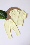 Eyelet-Buttercream-Pointelle-Newborn Clothes Set