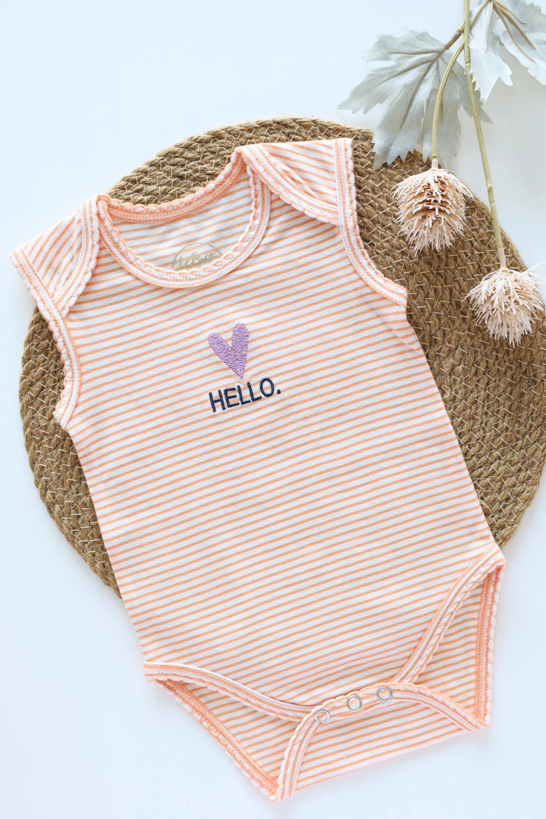 Flan Hello-Digital Baby Romper