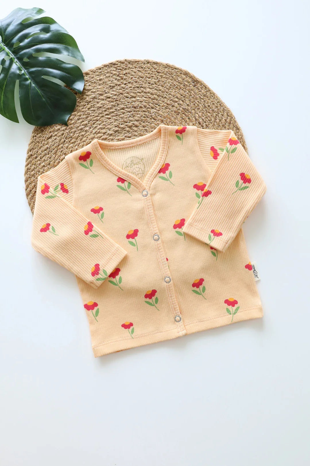 Flower Frolic-Ribknit Full Sleeve Jabla