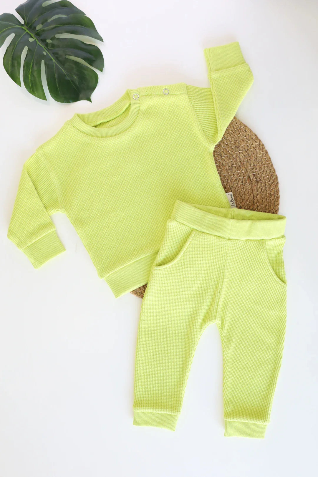 Fresh Sprout Kids and Baby Waffle Co-Ord Set