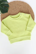 Fresh Sprout-Waffle Baby Cardigan