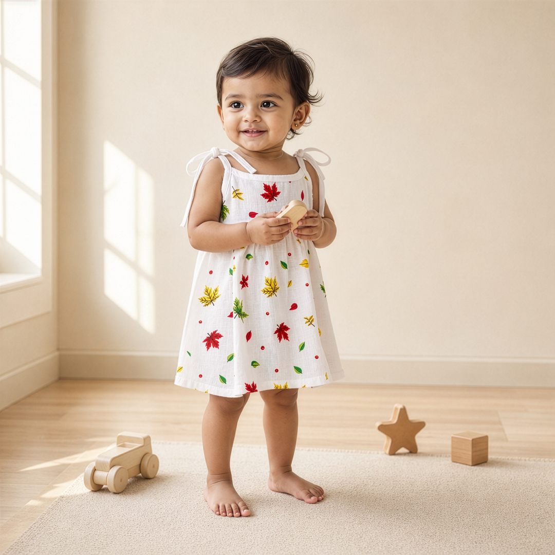 Organic Muslin Frock Tie