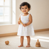Organic Muslin Frock Tie