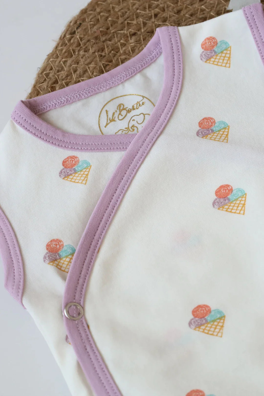 Fruity Frost-Kimono-Baby-Romper