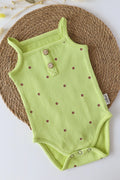 Green Pine-Baby Spaghetti Romper