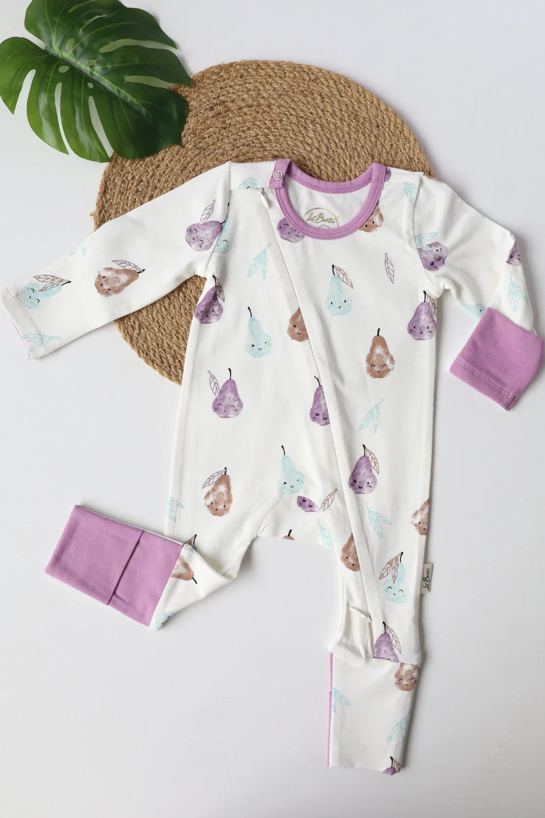 Happy Pears-Newborn Baby Sleepsuit