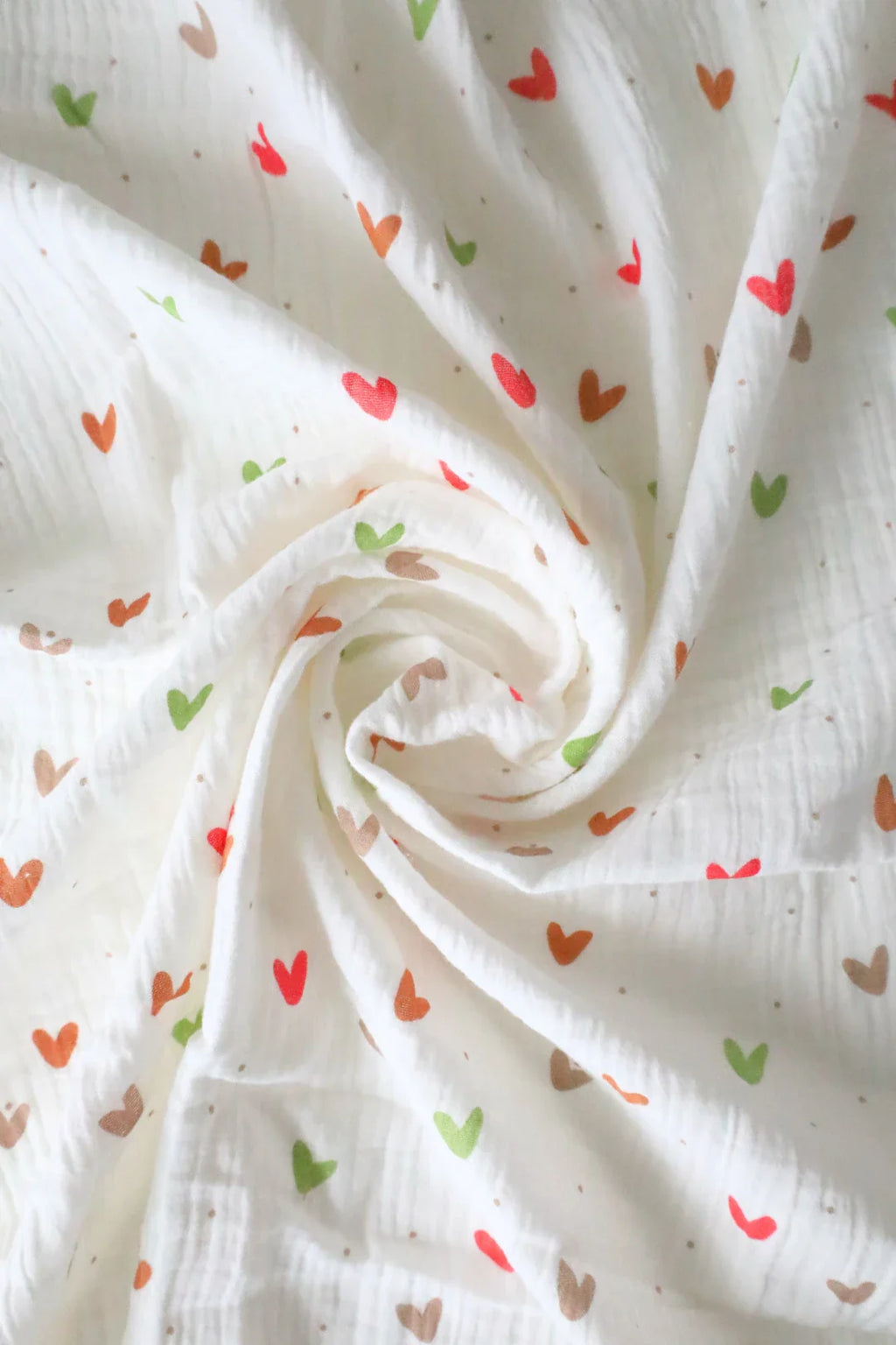 Heart Pops-Muslin Baby Swaddle