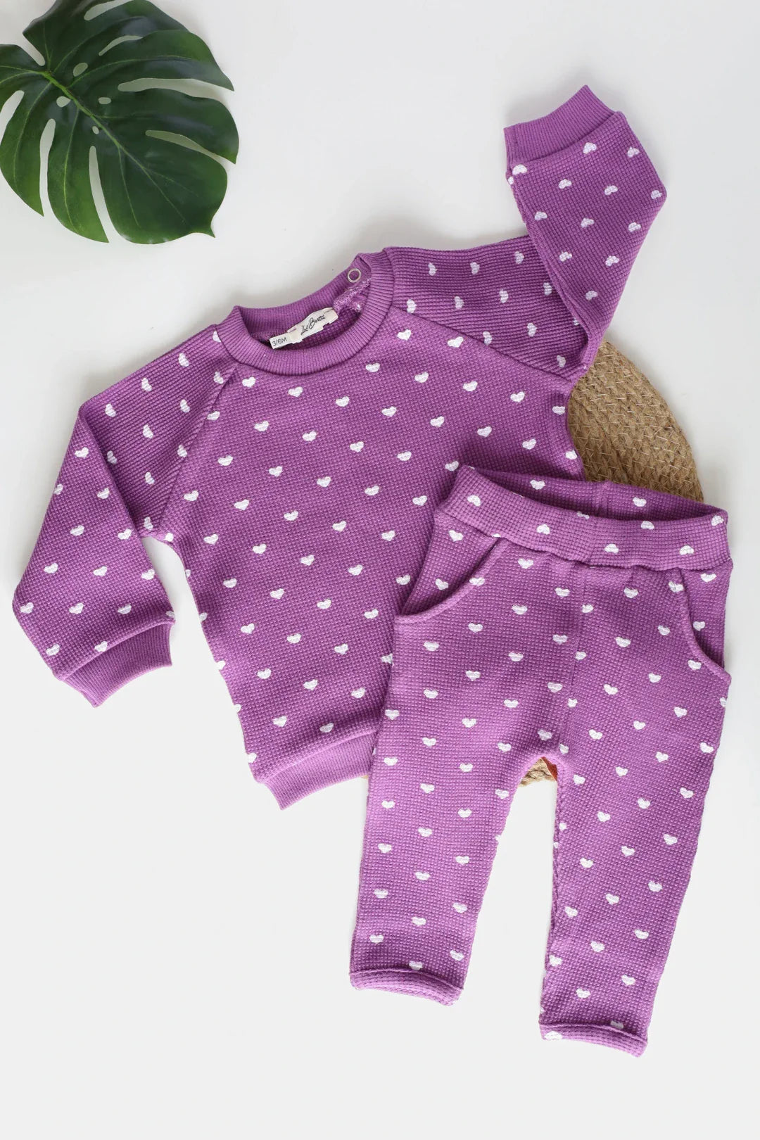 Iris-Waffle Kids and Baby Co Ord Set