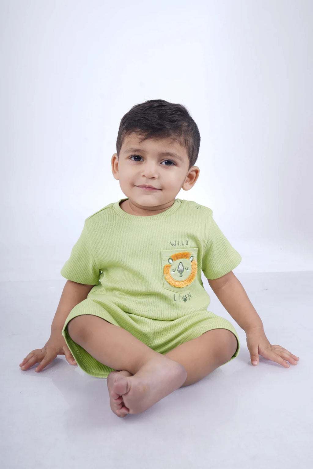 Jungle Fern-Kids-T-shirt and shorts set
