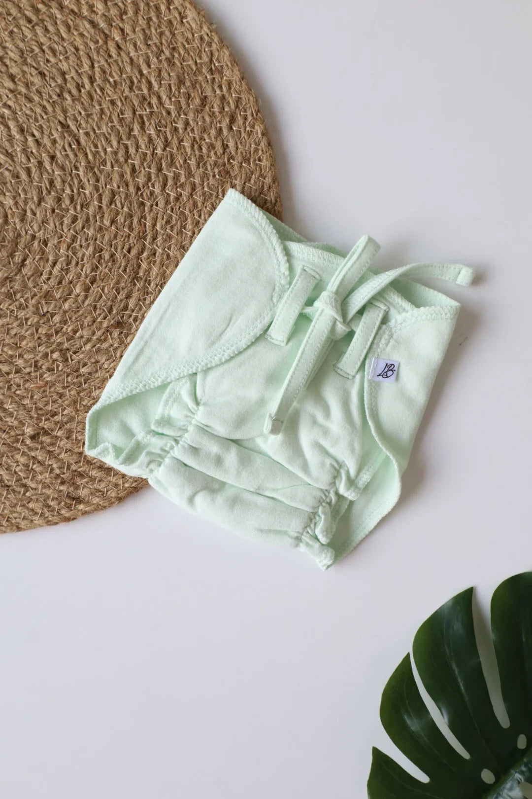 Light Green-Newborn Nappy