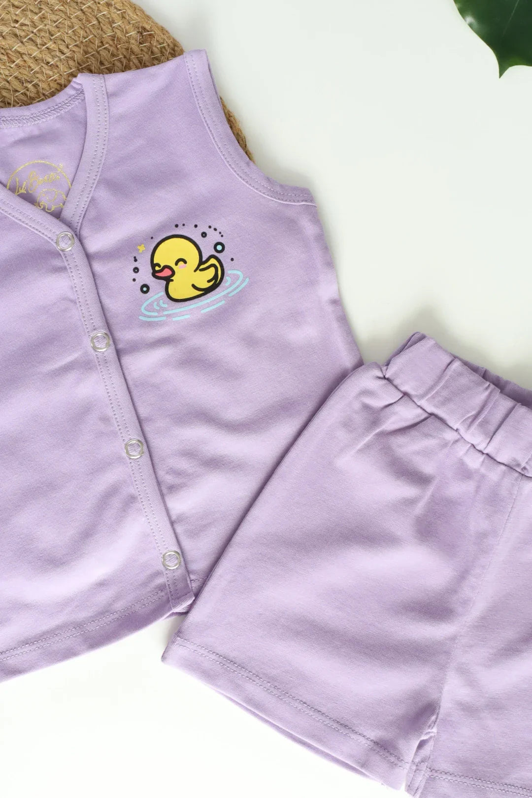 Lilac Quack-Newborn Jabla and Shorts