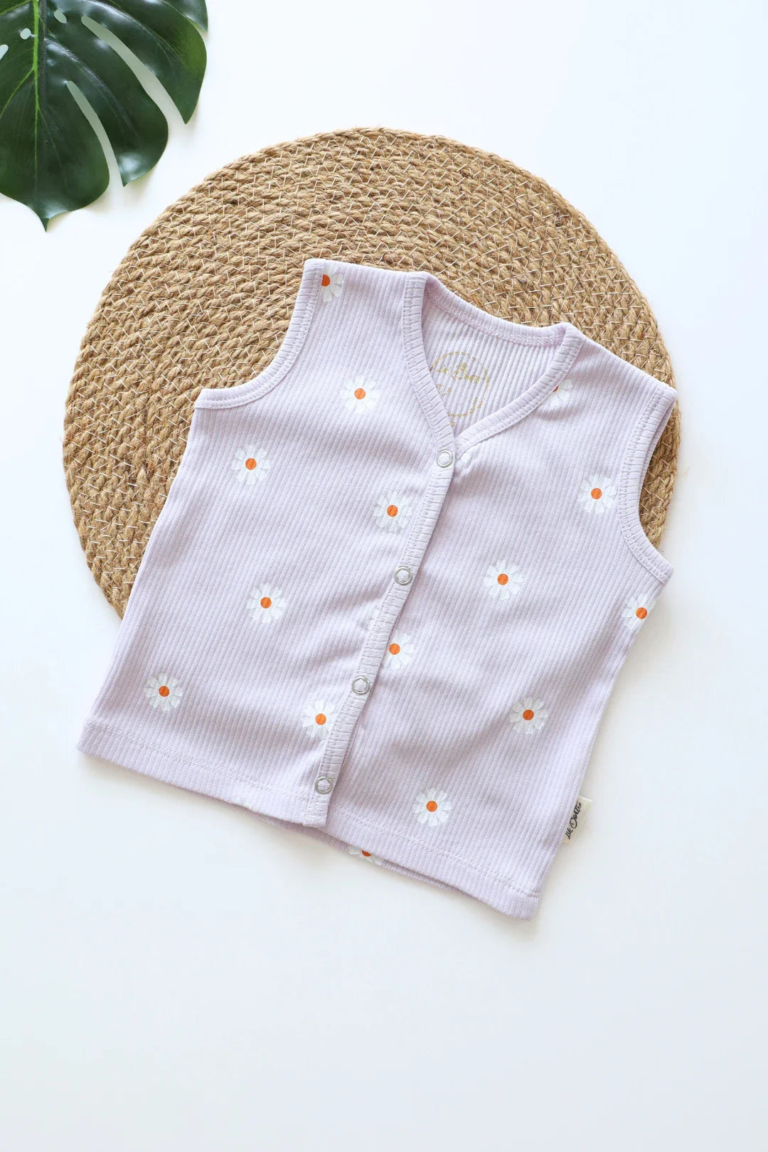 Lilac Daisy–Ribknit Newborn Jabla
