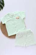 Lime Fluff-Top and Shorts