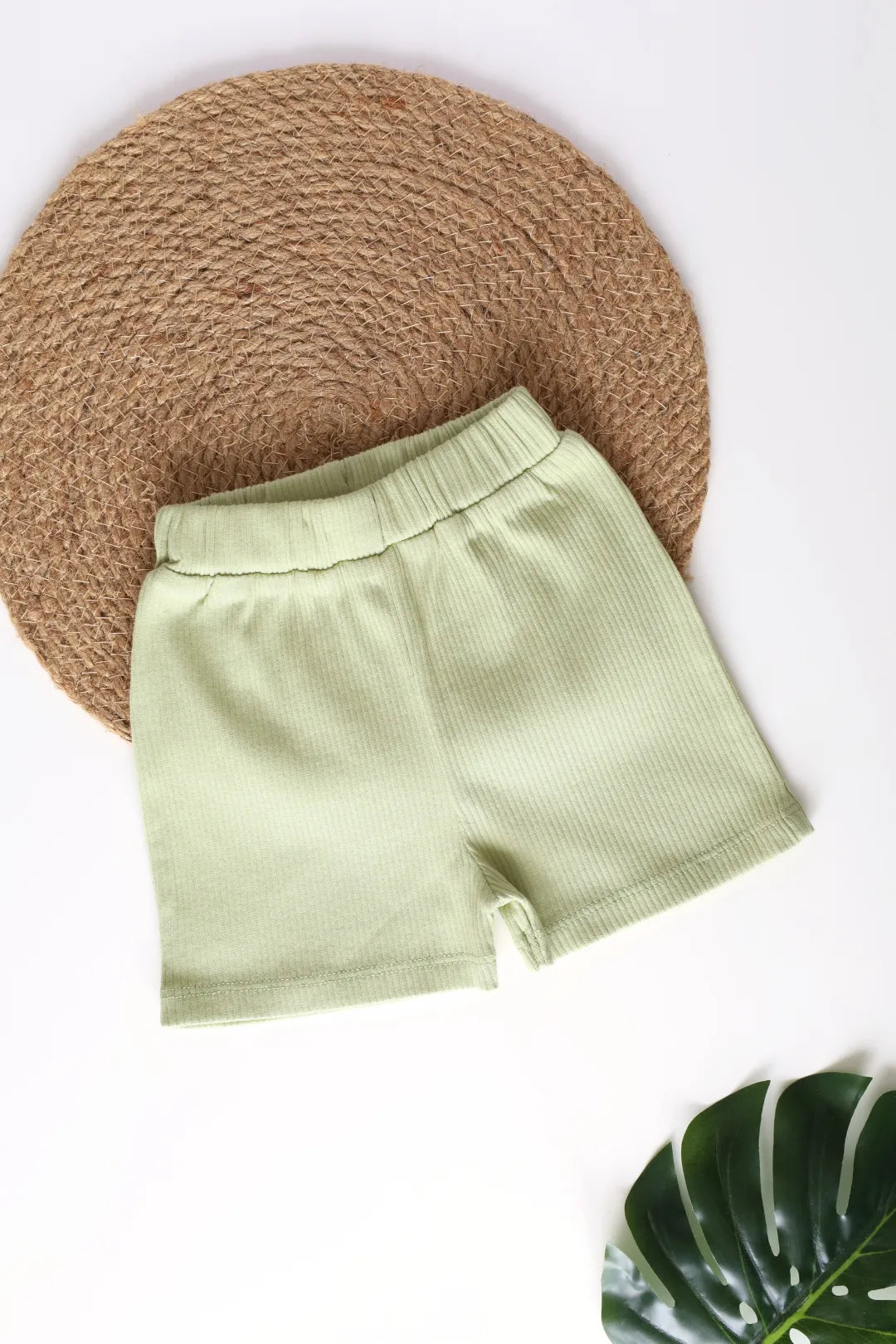 Lime Mist-Baby Shorts