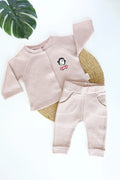 Little Choco Flat Waffle Newborn Clothes Set