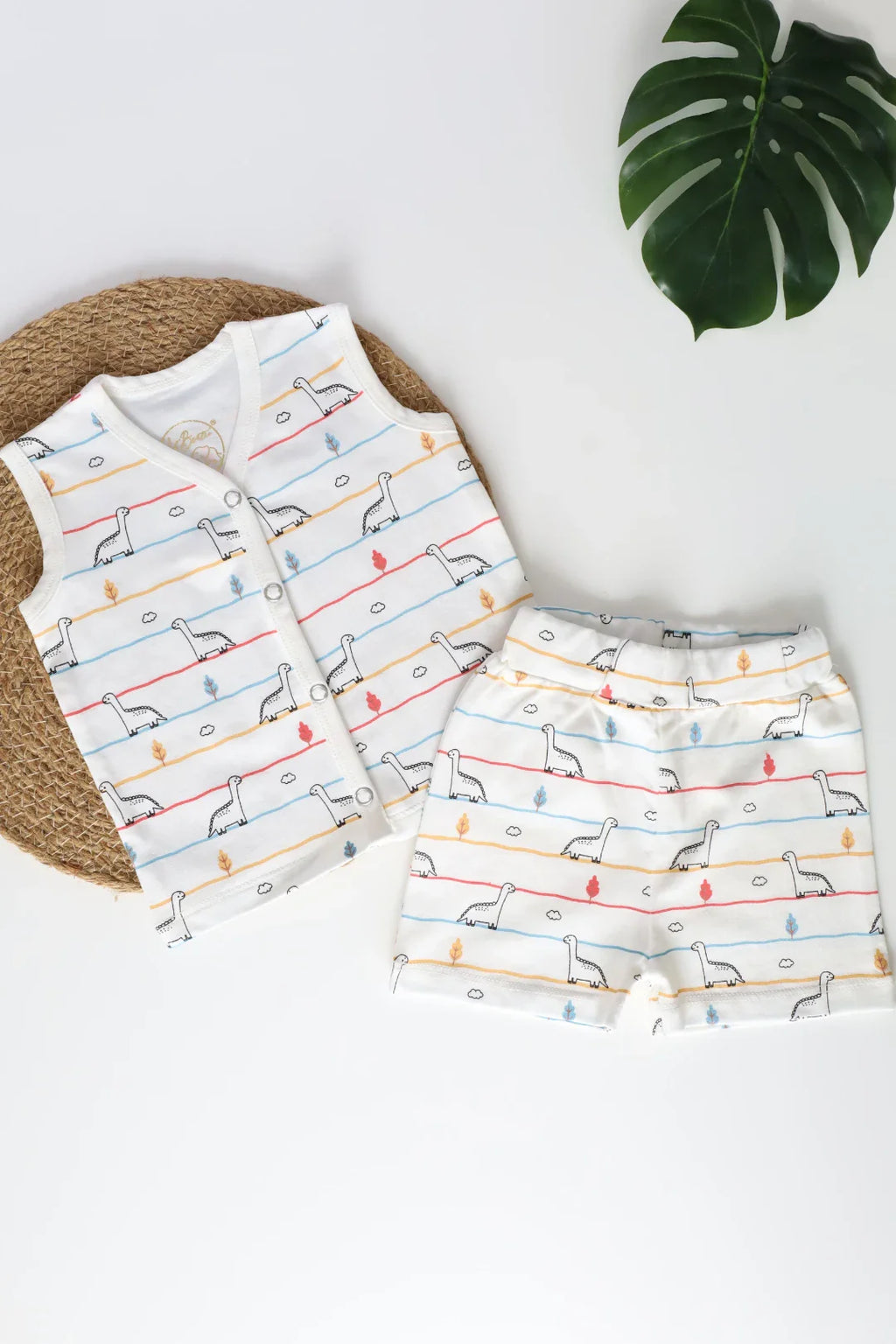 Little Dino-Newborn Jabla and Shorts
