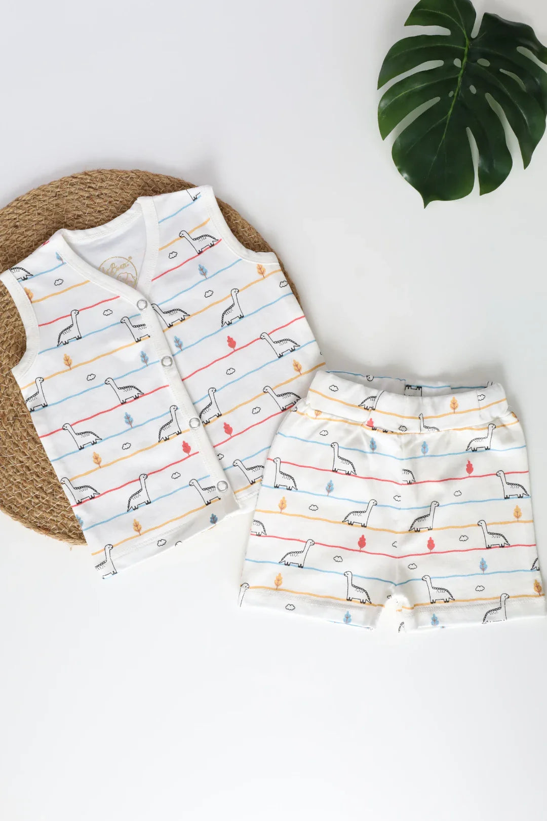 Little Dino-Newborn Jabla and Shorts