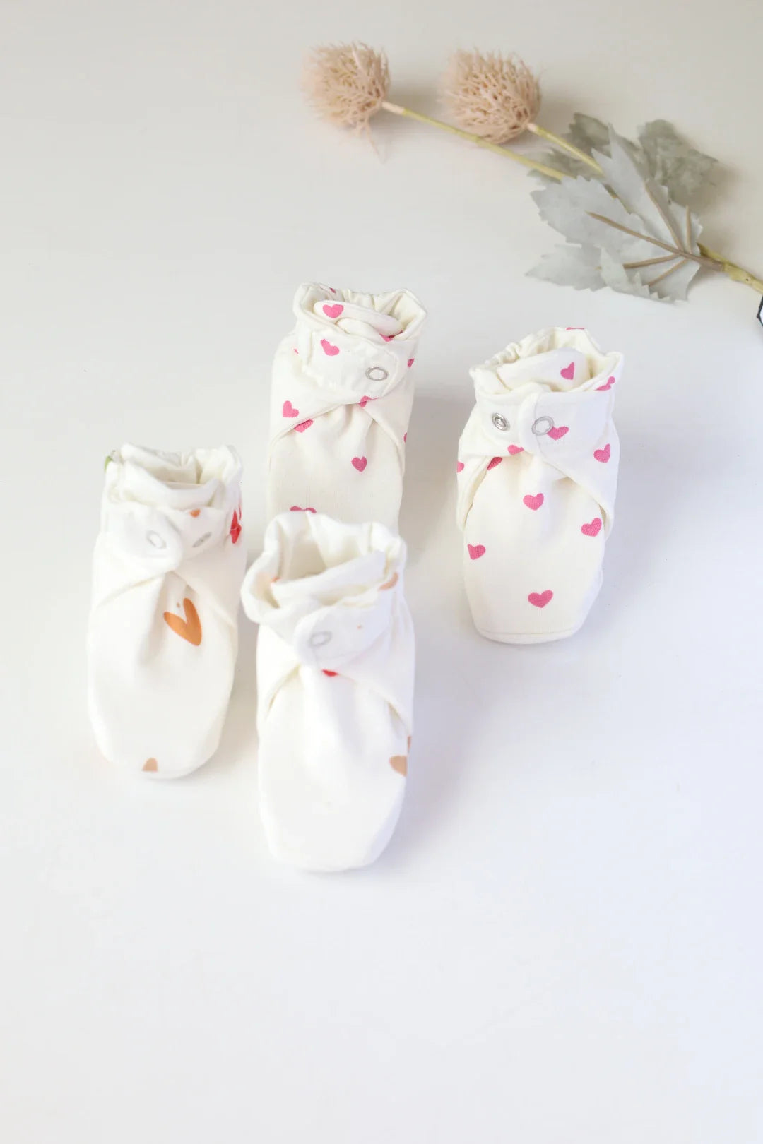 Love Sprinkle-Baby Booties Pack of 2