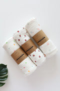 Lovey Bubbles-Muslin Baby Swaddle Pack of-3