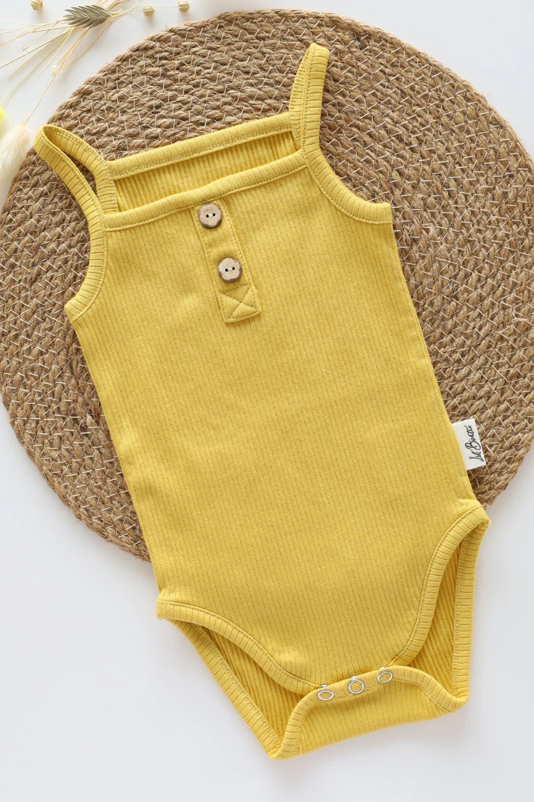 Marigold-Baby Spaghetti Romper
